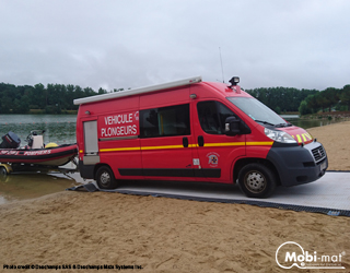 Mobi-Mat® Recpath rollout ADA Beach Access Mat