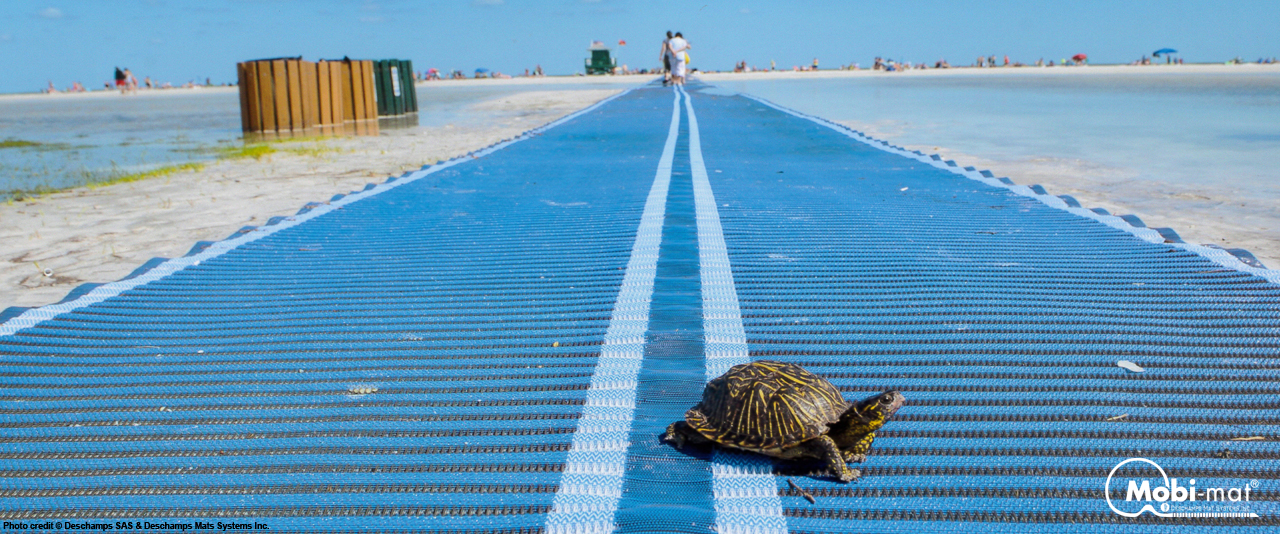 Mobi-Mat® Recpath rollout ADA Beach Access Mat