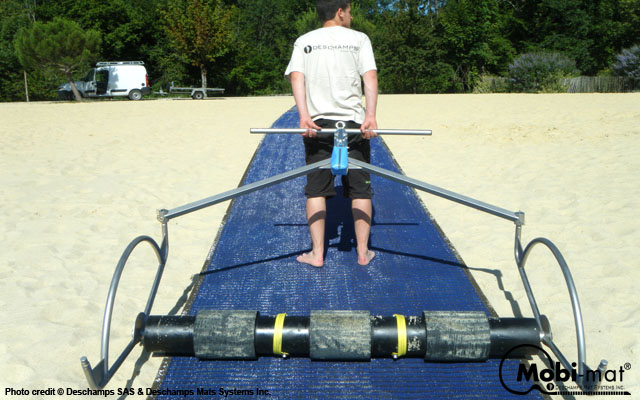 Mobi-Mat® Recpath rollout ADA Beach Access Mat
