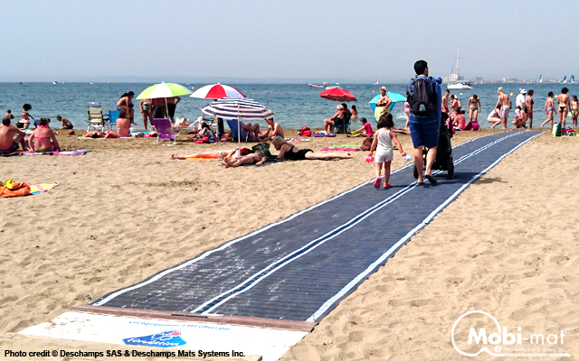 Mobi-Mat® Recpath rollout ADA Beach Access Mat