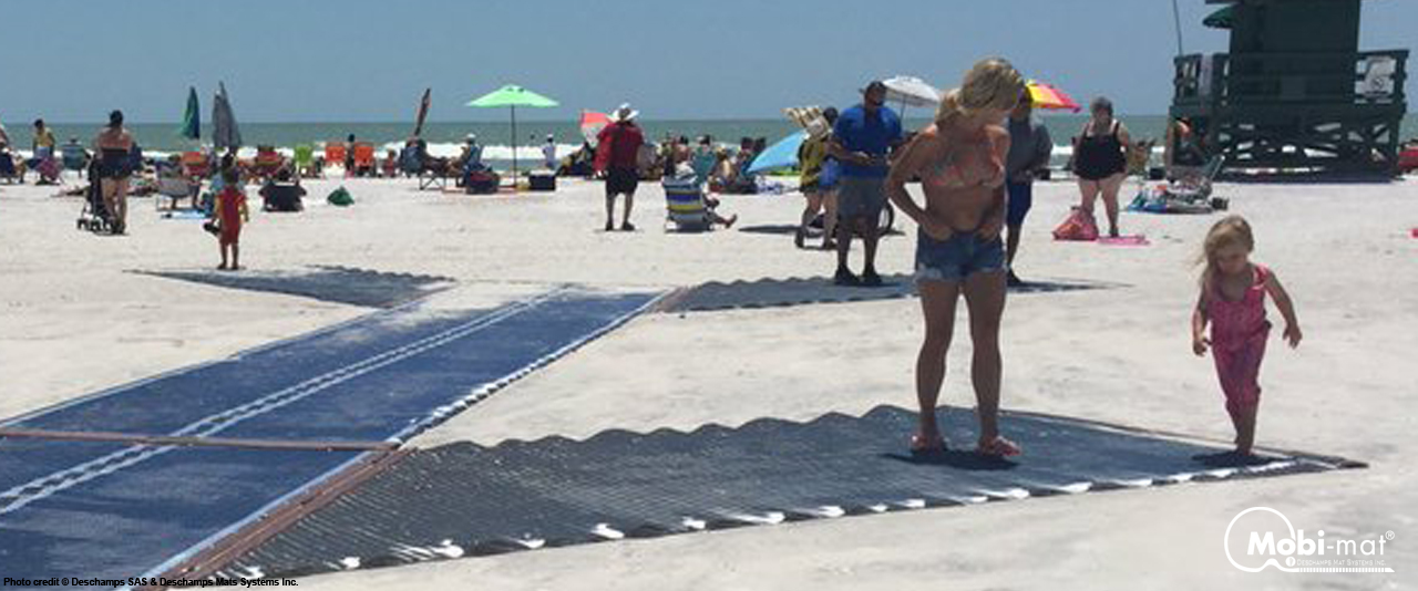 Mobi-Mat® Recpath rollout ADA Beach Access Mat