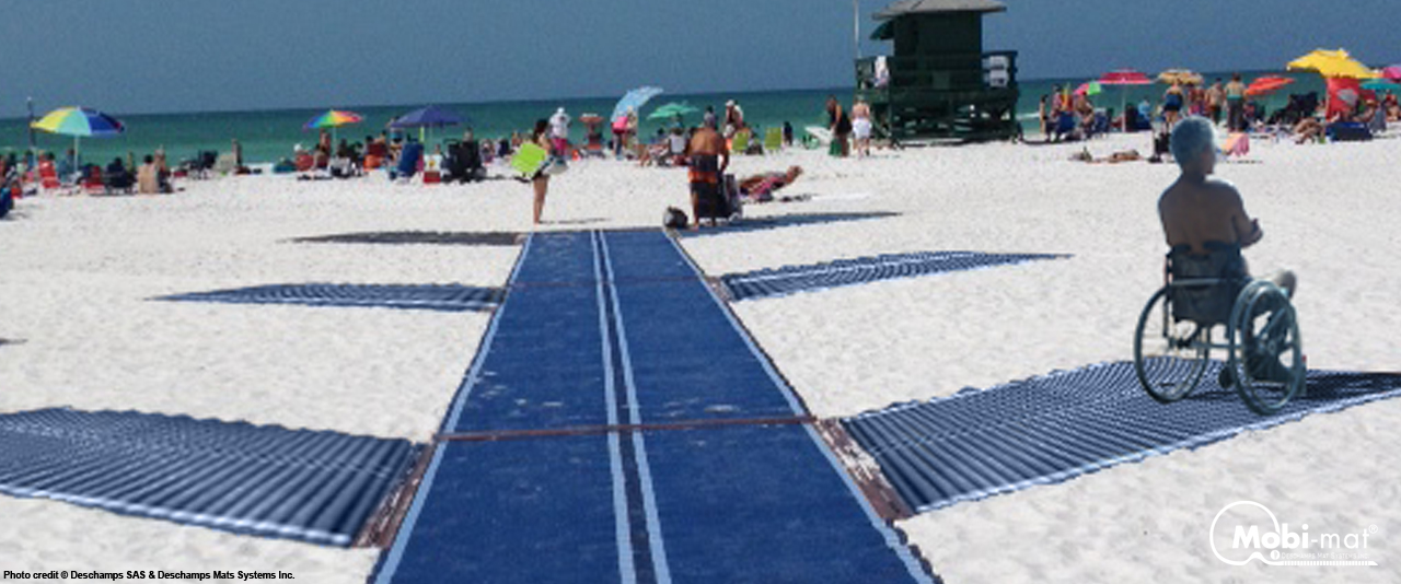 Mobi-Mat® Recpath rollout ADA Beach Access Mat