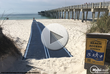 Mobi-Mat® Recpath rollout ADA Beach Access Mat