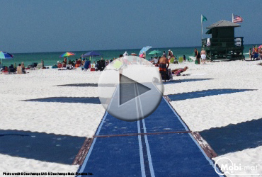 Mobi-Mat® Recpath rollout ADA Beach Access Mat