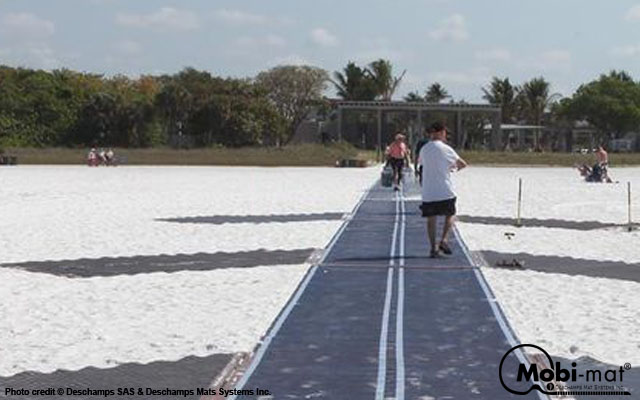 Mobi-Mat® Recpath rollout ADA Beach Access Mat