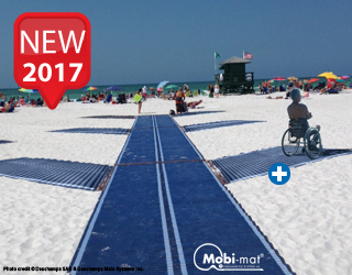 Mobi-Mat® Recpath rollout ADA Beach Access Mat