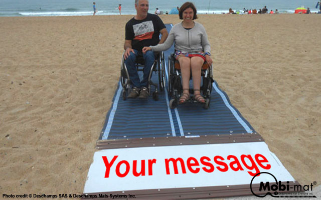 Mobi-Mat® Recpath rollout ADA Beach Access Mat