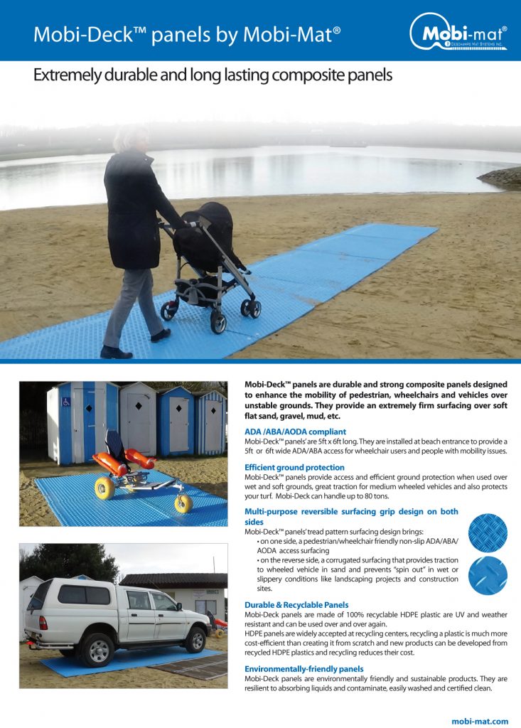 MobiDeck by MobiMat® Rigid Mat Panels